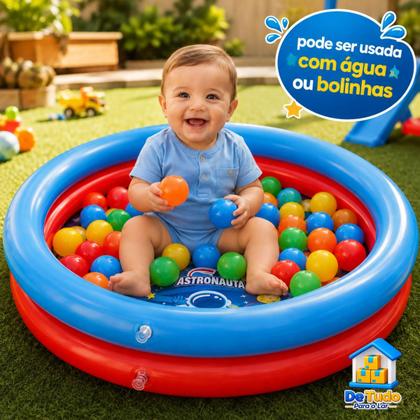 Imagem de Piscina Infantil Inflável Criança Praia Estampa Personagens 21 Litros
