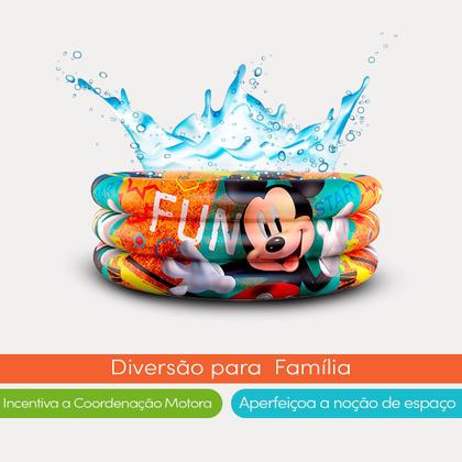 Imagem de Piscina Infantil Inflável Mickey 100 litros + 50 Bolinhas