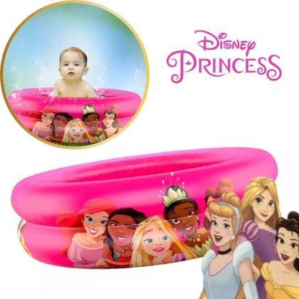 Imagem de Piscina Infantil Inflável Princesas Disney 65X17cm 37 Litros Etitoys