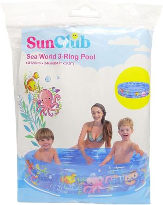 Imagem de Piscina Infantil Inflável redonda 1.2m x 24cm 180L Jilong SunClub