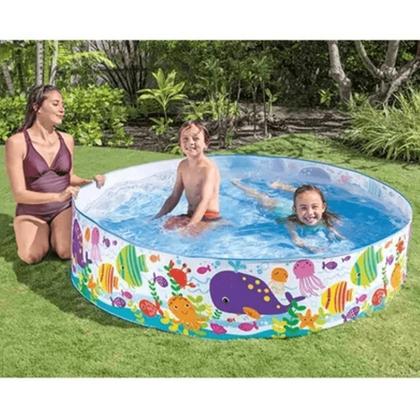 Imagem de Piscina Infantil Inflável Redonda 958 Litros Oceano da Intex
