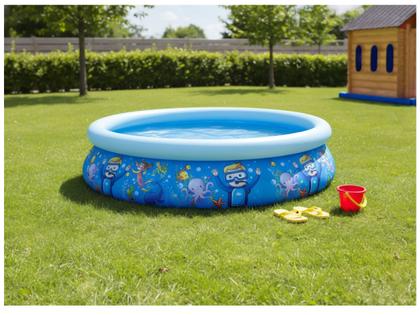 Imagem de Piscina Infantil Inflável Redonda Jilong 1140L