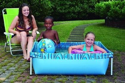 Imagem de Piscina Infantil Mor 400 Litros - Quadrada ul em PVC