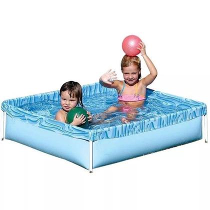 Imagem de Piscina Infantil Para Criança Brincar 400 L Azul Verão Mor