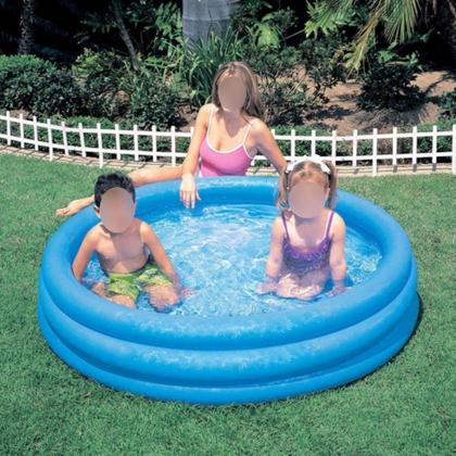 Imagem de Piscina Infantil Princesas Minnie Frozen Rosa Azul Verde Herois Criança Bebe Banheira 70 a 90 Litros Com Inflador