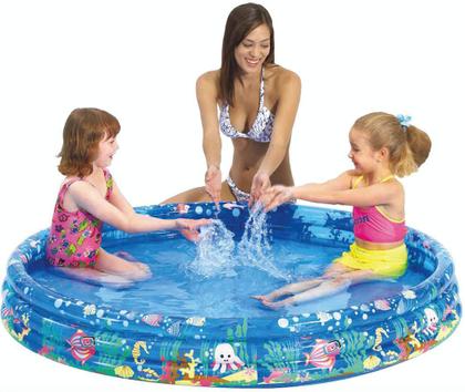 Imagem de Piscina Infantil Redonda Sunway Inflável 300L Estampada