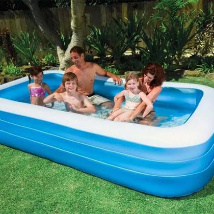 Imagem de Piscina Inflável 1000 Litros Retangular intex