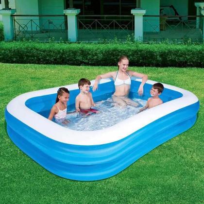 Imagem de Piscina Inflável 1000 Litros Retangular intex