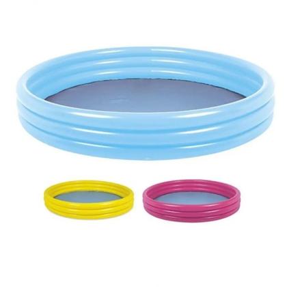 Imagem de Piscina inflável 3 anéis colorida 118 litros