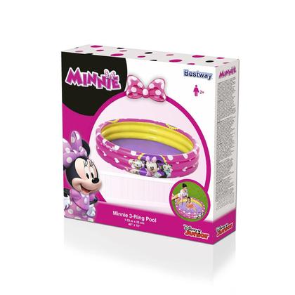 Imagem de Piscina Inflável de 140 Litros Infantil Minnie Mouse Bestway Disney