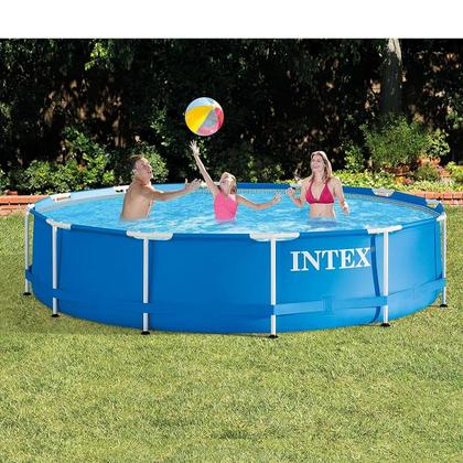 Imagem de Piscina inflavel estrutural redonda intex 6503l 366cm