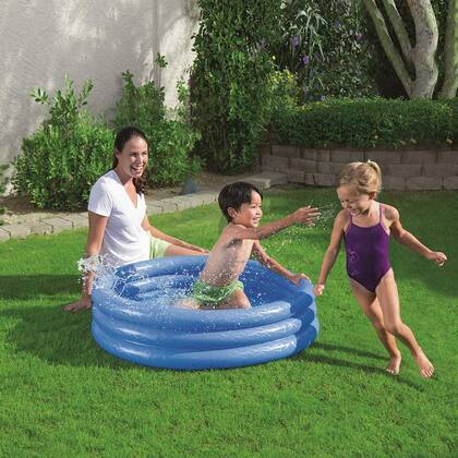 Imagem de Piscina Inflável Infantil Play 101 litros com 3 Anéis Bestway