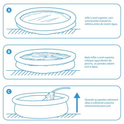 Imagem de Piscina Inflável Joy Set 4760l Circular 300cm com Capa Filtro Bomba Forro Kit Limpeza Vg Plus