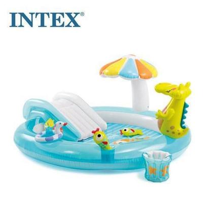 Imagem de Piscina Inflável Playground 160 Litros Jacaré - Intex 57165