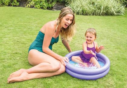 Imagem de Piscina Inflável Polvinho Roxo Infantil 17L - Intex 59409