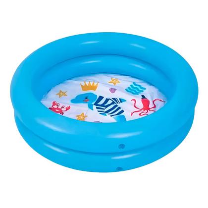 Imagem de Piscina Inflável Redonda Animais Marinhos Infantil 46litros