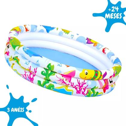 Imagem de Piscina Inflável Redonda Wellmix Summer Fun 180L 107cm x 25cm