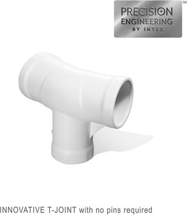 Imagem de Piscina Intex 7000 litros estrutural PRISM Cinza com Bomba Filtro 220v Capa Forro Kit de Limpeza e ESCADA