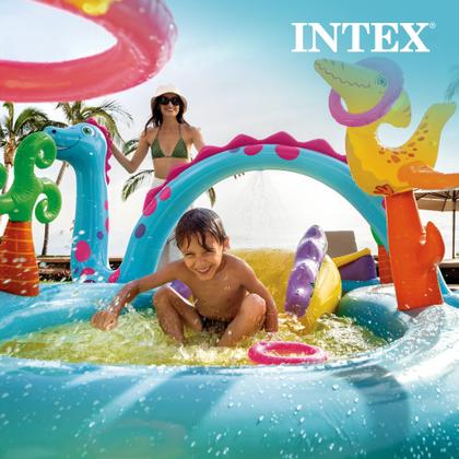 Imagem de Piscina Intex Dinoland Play Center 335L para crianças