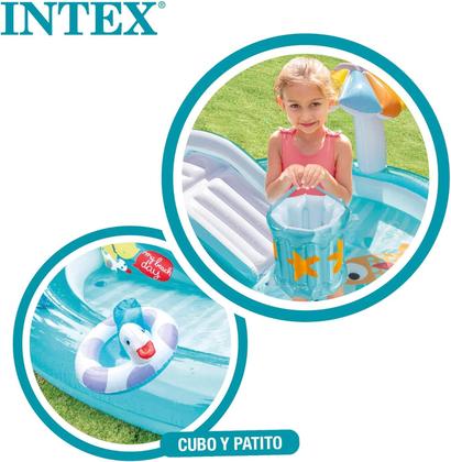 Imagem de Piscina Playground Gator 160L Inflável Infantil