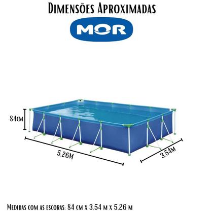 Imagem de Piscina Premium 10.000L Com Estrutura Reforçada 1027 - Mor