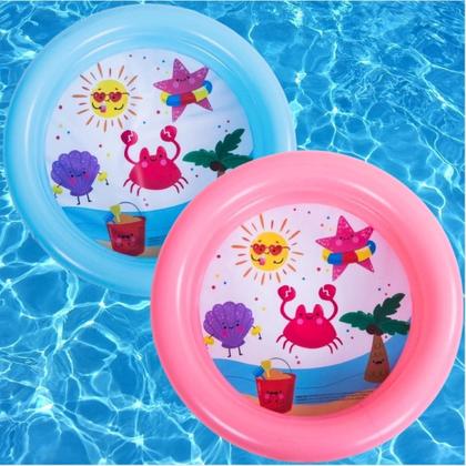 Imagem de Piscina Redonda Inflável Bebê Verão Menino Menina Escolha a sua cor piscininha 21l colorida verão