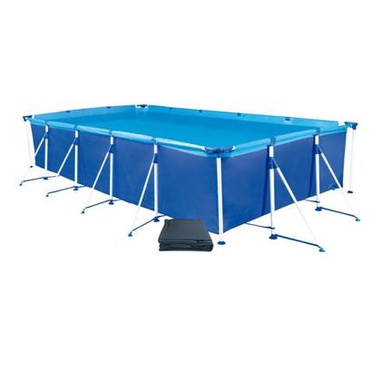 Imagem de Piscina Retangular 10000 Litros Estruturada Premium Com Capa Mor