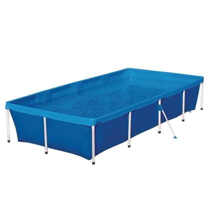Imagem de Piscina Retangular 3000 Litros Capa E Forro Mor