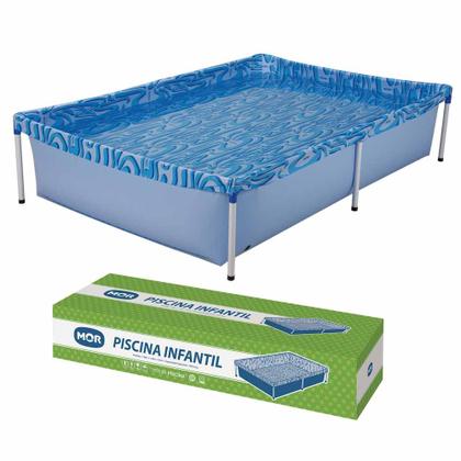 Imagem de Piscina retangular infantil 1000 L estrutural Mor 1002