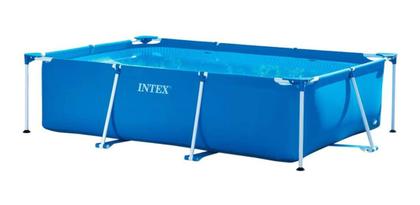 Imagem de Piscina Retangular Intex 28270 Com Capacidade de 1662 Litros Azul Design Mosaico