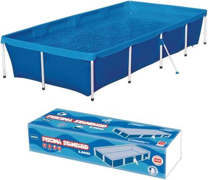Imagem de Piscina Retangular Standard 3000 Litros Mor Tamanho 3000L