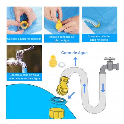 Imagem de Piscina Sprinkler Esteira Infantil Chafariz 170cm YG-020