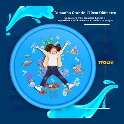 Imagem de Piscina Sprinkler Esteira Infantil Chafariz 170cm YG-020
