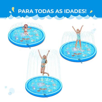 Imagem de Piscina Sprinkler Esteira Infantil Chafariz 170cm YG-020