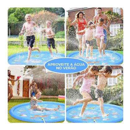 Imagem de Piscina Sprinkler Esteira Infantil Chafariz 170cm YG-020