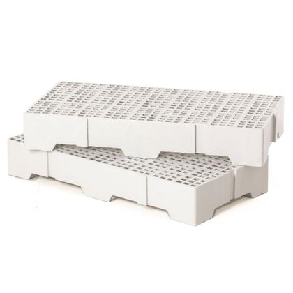 Imagem de Piso estrado alto 82 x 41 x 13 cm branco - Target Pro