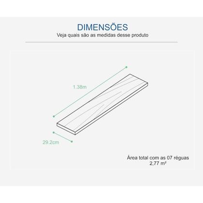 Imagem de Piso Laminado Click Eucafloor Evidence Freijo Âmbar 2,77 m²