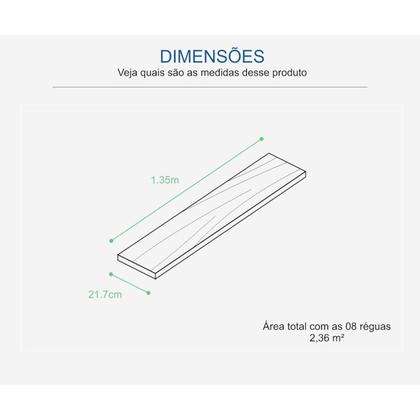 Imagem de Piso Laminado Eucafloor Prime Click Fresno Decapê New 2,36m²