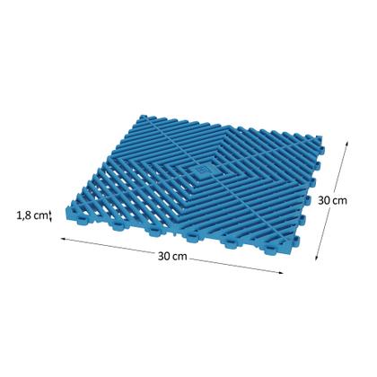 Imagem de Piso modular azul piscina - unidade 30x30
