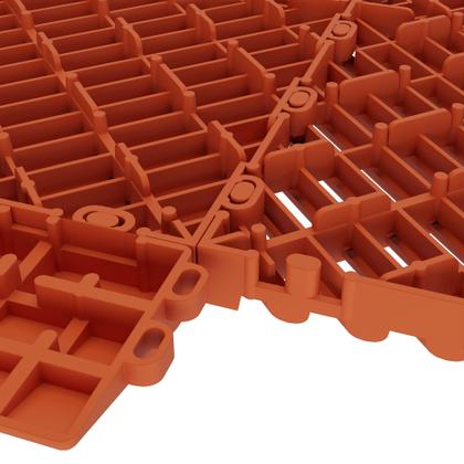 Imagem de Piso modular laranja - unidade 30x30