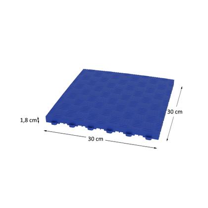 Imagem de Piso modular texturizado azul - unidade 30x30