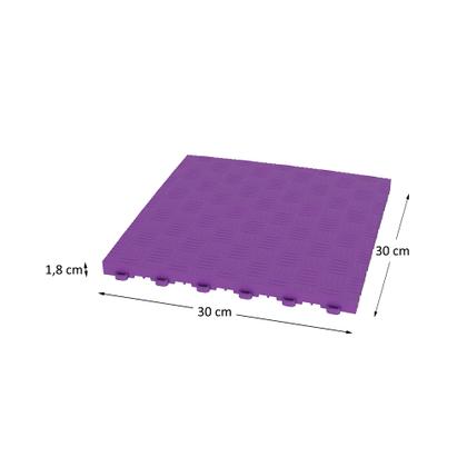 Imagem de Piso modular texturizado roxo - unidade 30x30