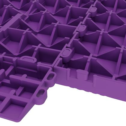 Imagem de Piso modular texturizado roxo - unidade 30x30