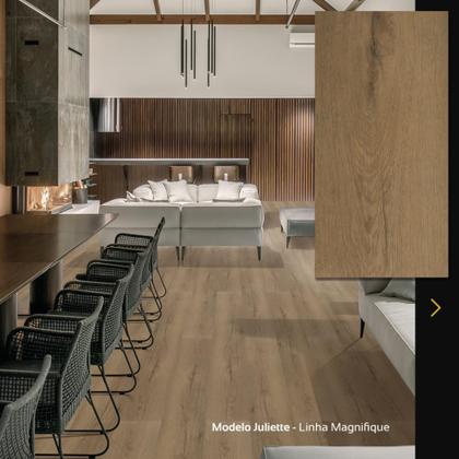 Piso Vinílico Arquitech, linha Magnifique Modelo Juliette, Caixa