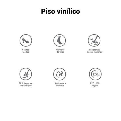 Imagem de Piso Vinilico Colado Placa Pietra 5,85m2 - Brun