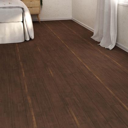 Imagem de Piso Vinílico Em Manta PVC 0,7mm Antiderrapante 10m² Imita Madeira Brilhoso