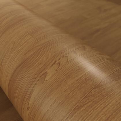 Imagem de Piso Vinílico Em Manta PVC 0,7mm Antiderrapante 12m² Imita Madeira Fosco