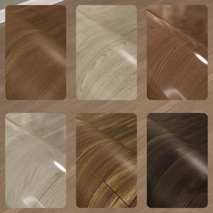 Imagem de Piso Vinílico Em Manta PVC 0,7mm Antiderrapante 16m² Imita Madeira Brilhoso