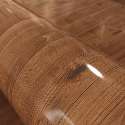 Imagem de Piso Vinílico Em Manta PVC 0,7mm Antiderrapante 16m² Imita Madeira Fosco