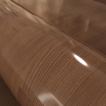 Imagem de Piso Vinílico Em Manta PVC 0,7mm Antiderrapante 20m² Imita Madeira Brilhoso